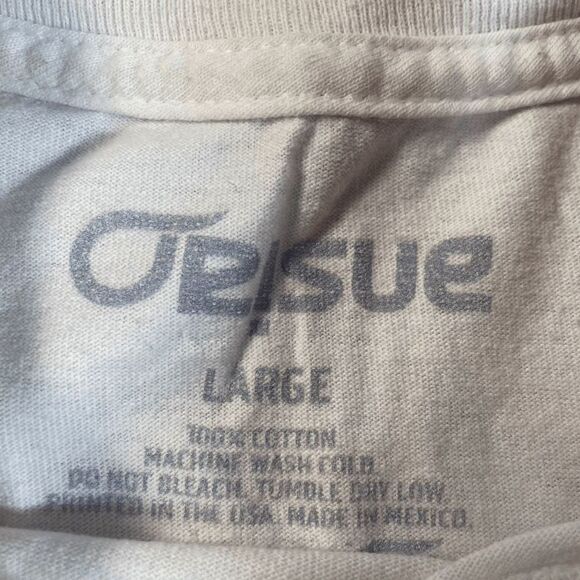 ORISUE‎ ACROPOLIS AD VITAM / MMVll Size Large White tee - Picture 3 of 5